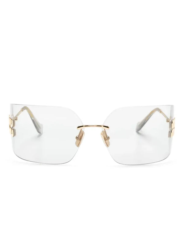 Miu - 0mu54ys 5ak30b Gold/light Grey Lunettes-de-soleil