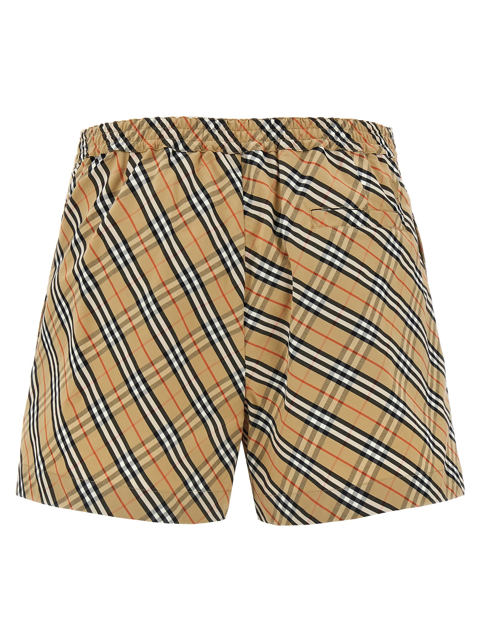 Check shorts Multicolor Cotton Bermuda