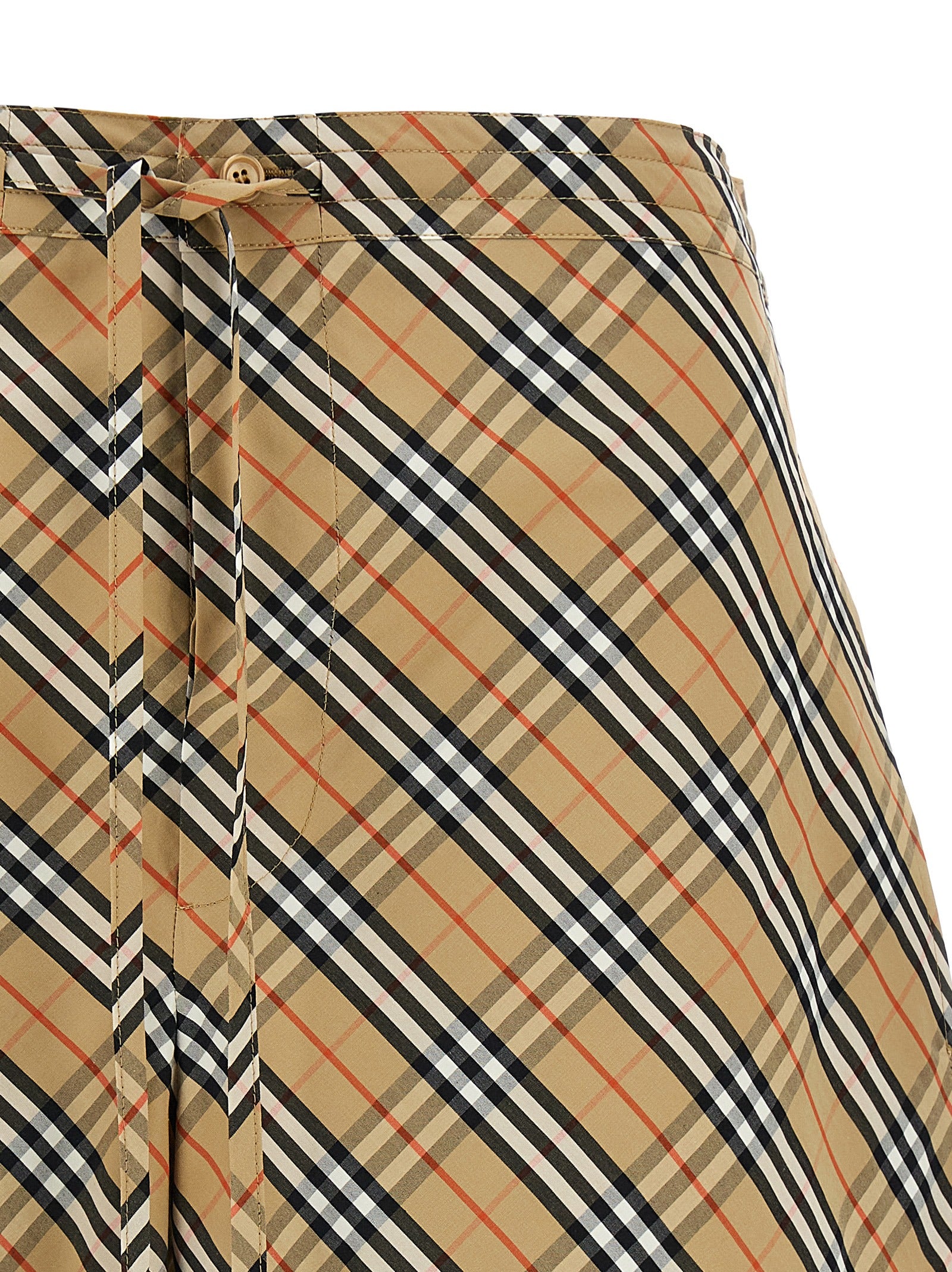 Check shorts Multicolor Cotton Bermuda