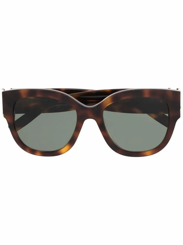 Saint Laurent - Slm95f 003 Havana Green Lunettes-de-soleil