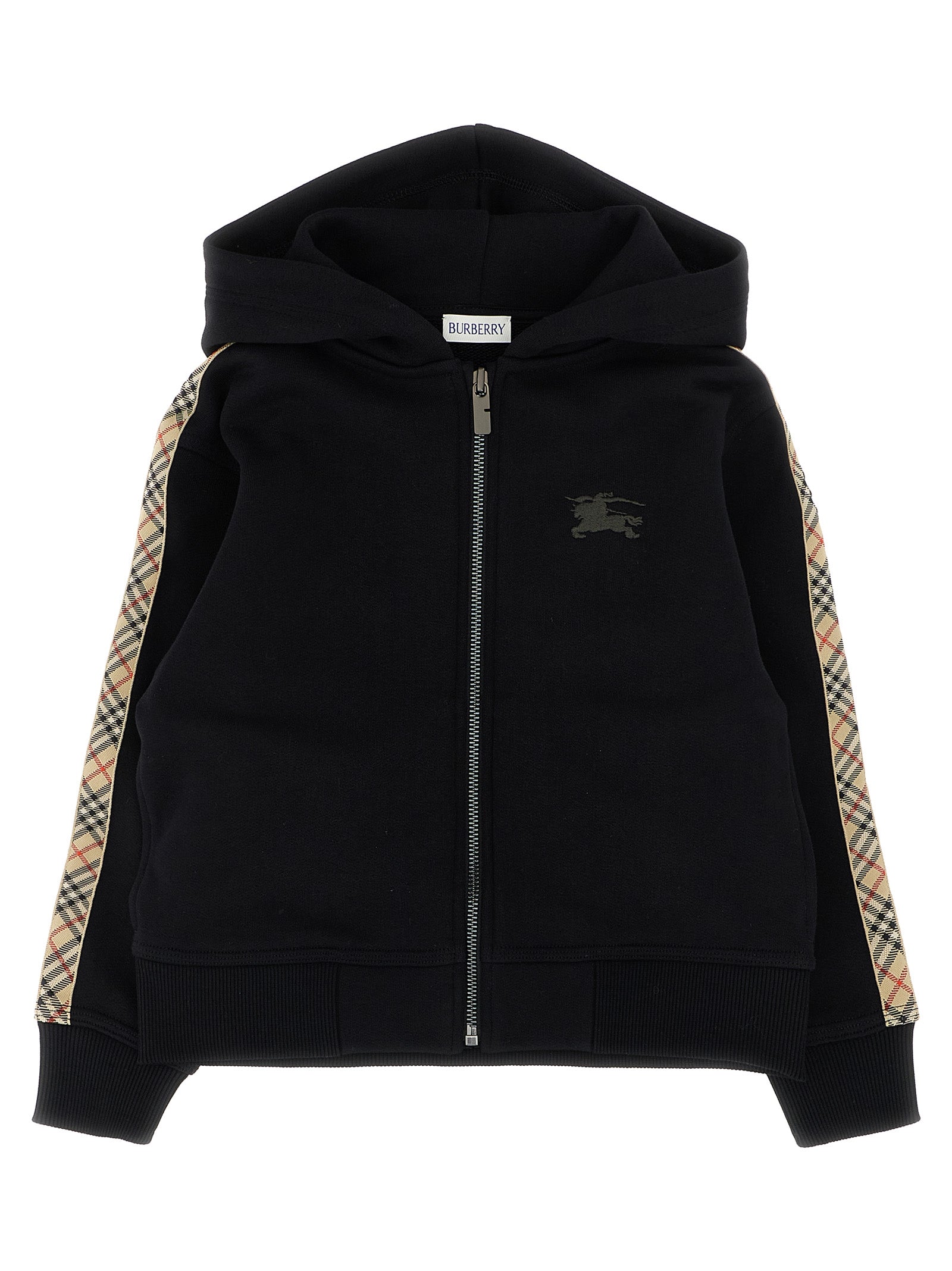 Clyde hoodie Black Cotton Sweatshirt