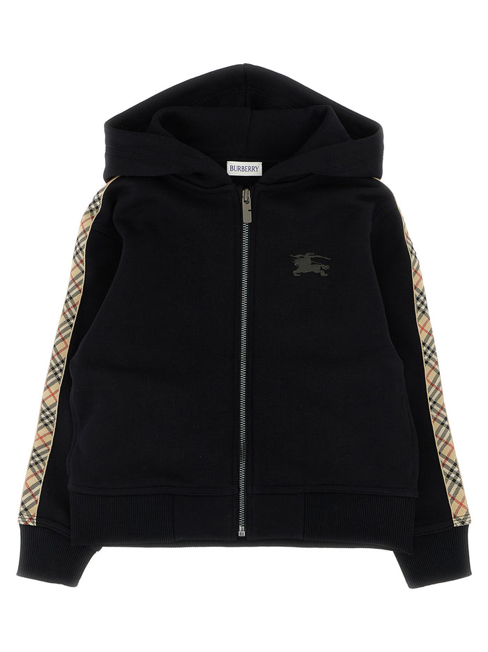 Clyde hoodie Black Cotton Sweatshirt