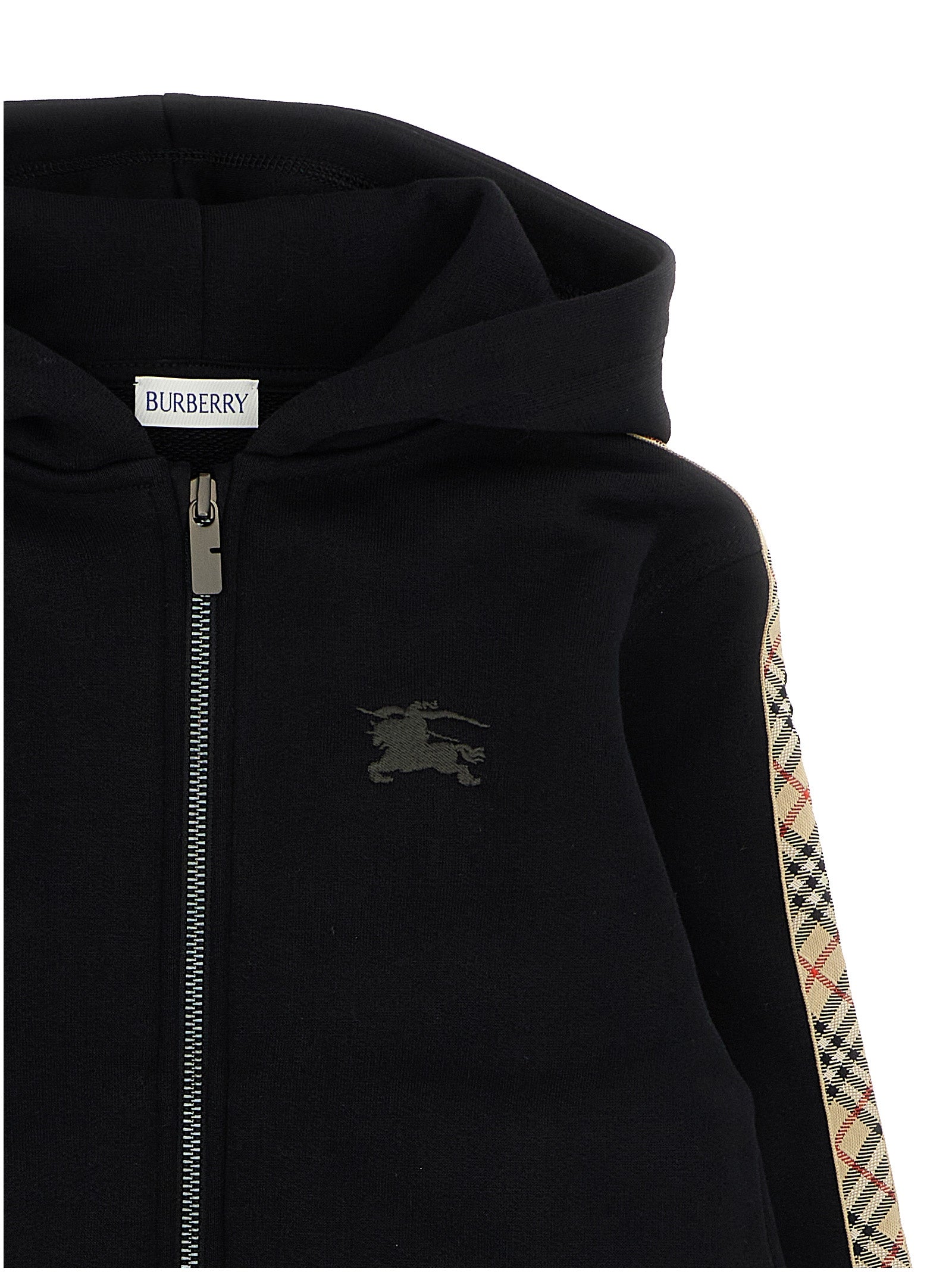 Clyde hoodie Black Cotton Sweatshirt