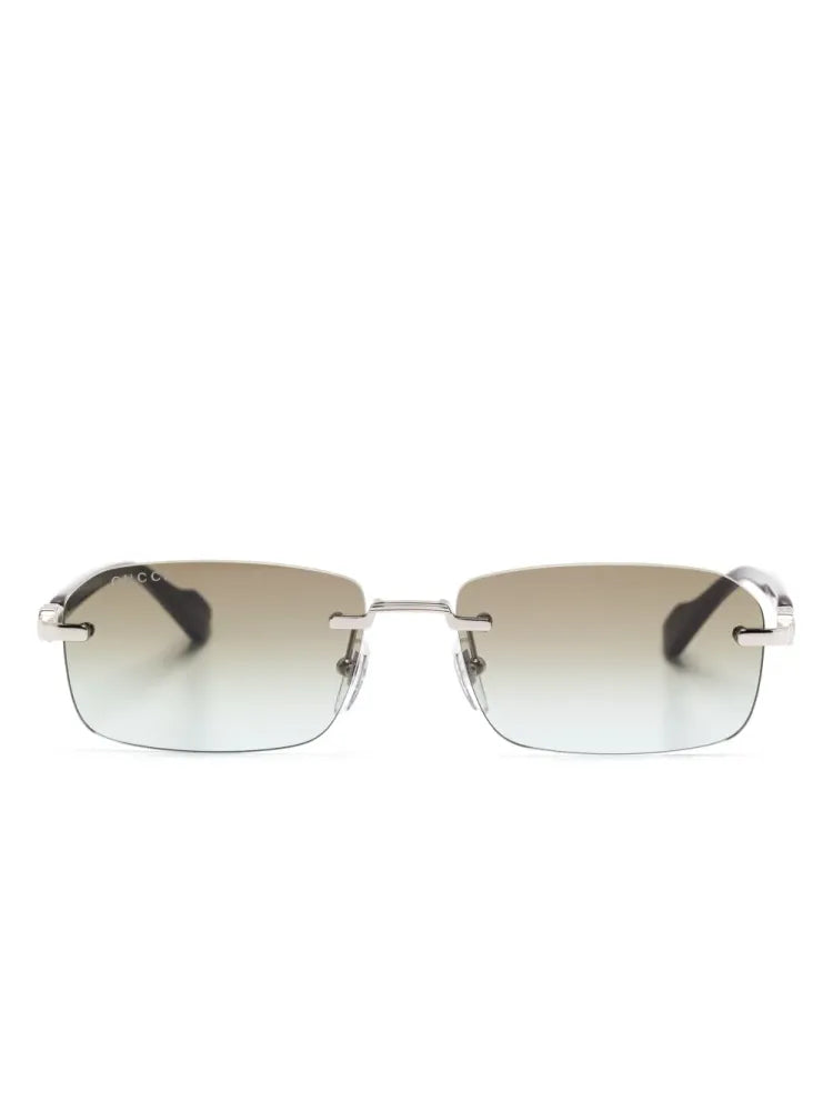 Gucci - Gg1221s008 008 Silver Brown Sunglasses