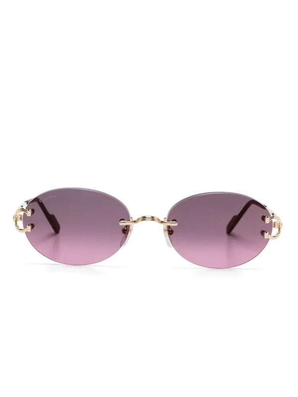 Cartier - Ct0551s 004 Gold/black Lunettes-de-soleil