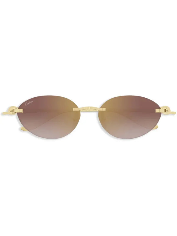 Cartier - Ct0504s002 002 Gold Lunettes-de-soleil