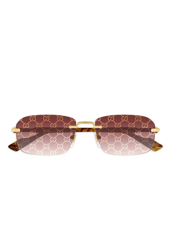 Gucci - Gg1221s004 004 Gold/ Red Lunettes-de-soleil