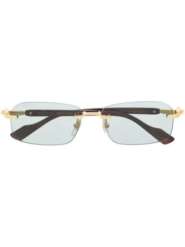 Gucci - Gg1221s 003 Gold Red Sunglasses