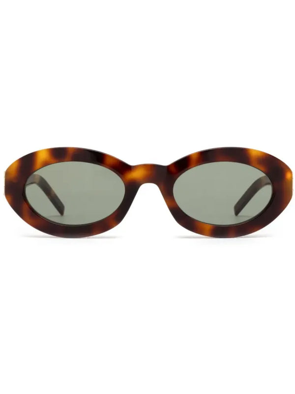 Saint Laurent - Slm136 002 Havana-havana-green Lunettes-de-soleil