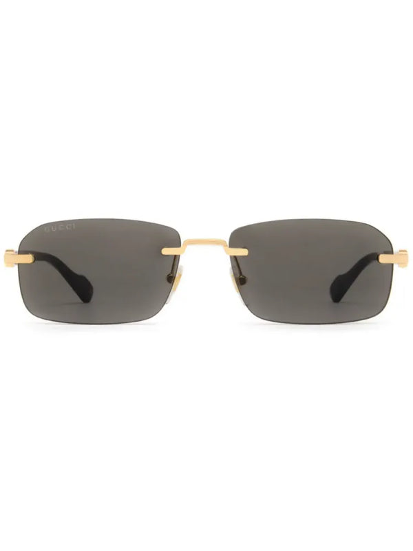 Gucci - Gg1221s 001 Gold Black Grey Lunettes-de-soleil