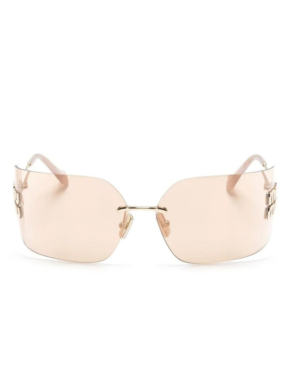 Miu - Mu54ys Zvn20f Pale Gold / Pink Sunglasses