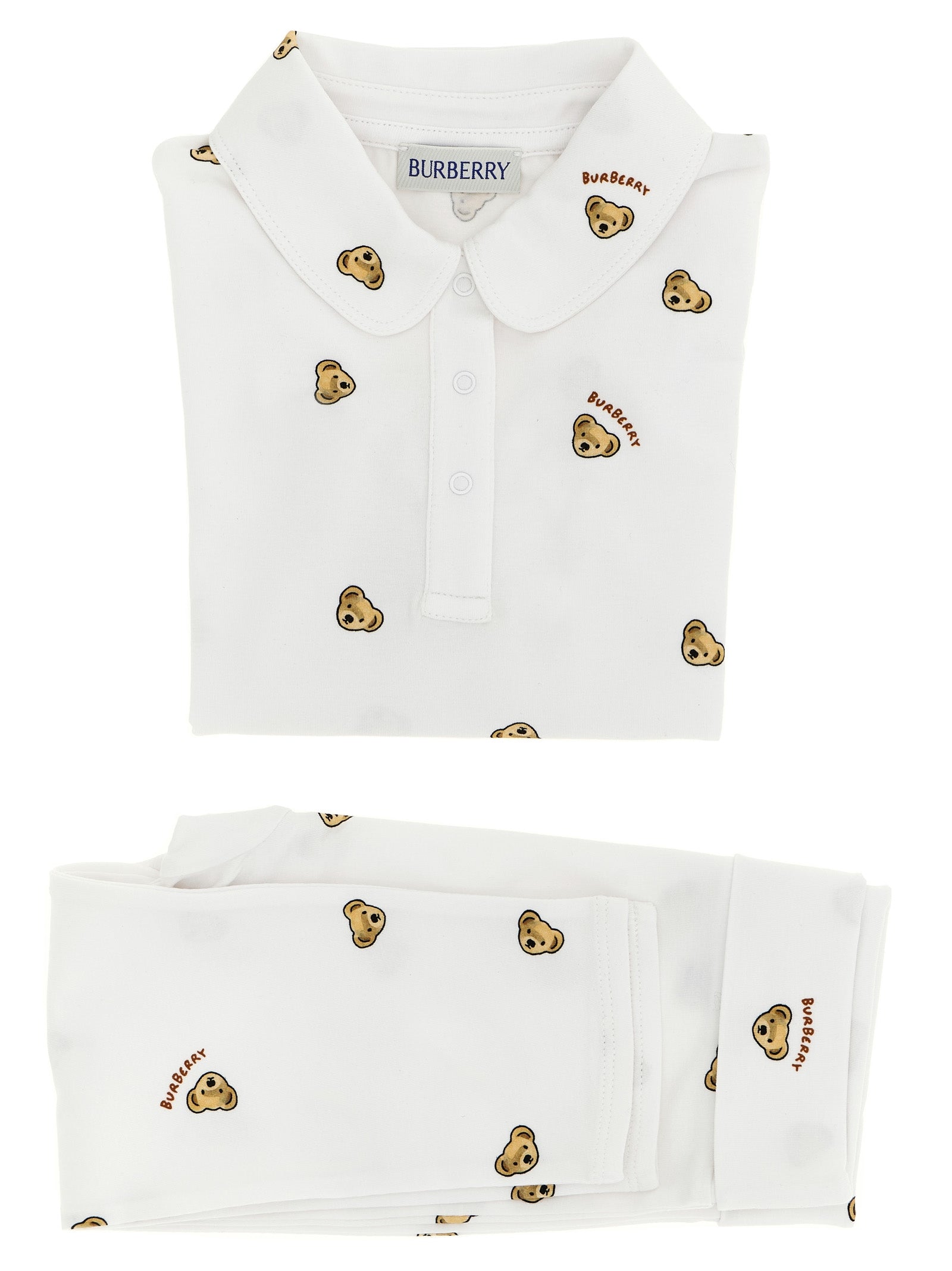 Orsetto Thomas baby set White Cotton Dress