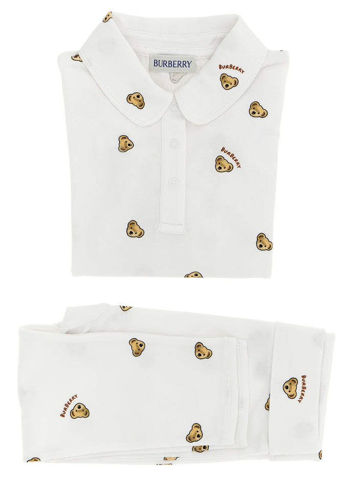 Orsetto Thomas baby set White Cotton Dress