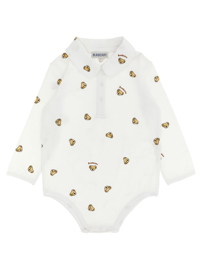 Orsetto Thomas baby set White Cotton Dress