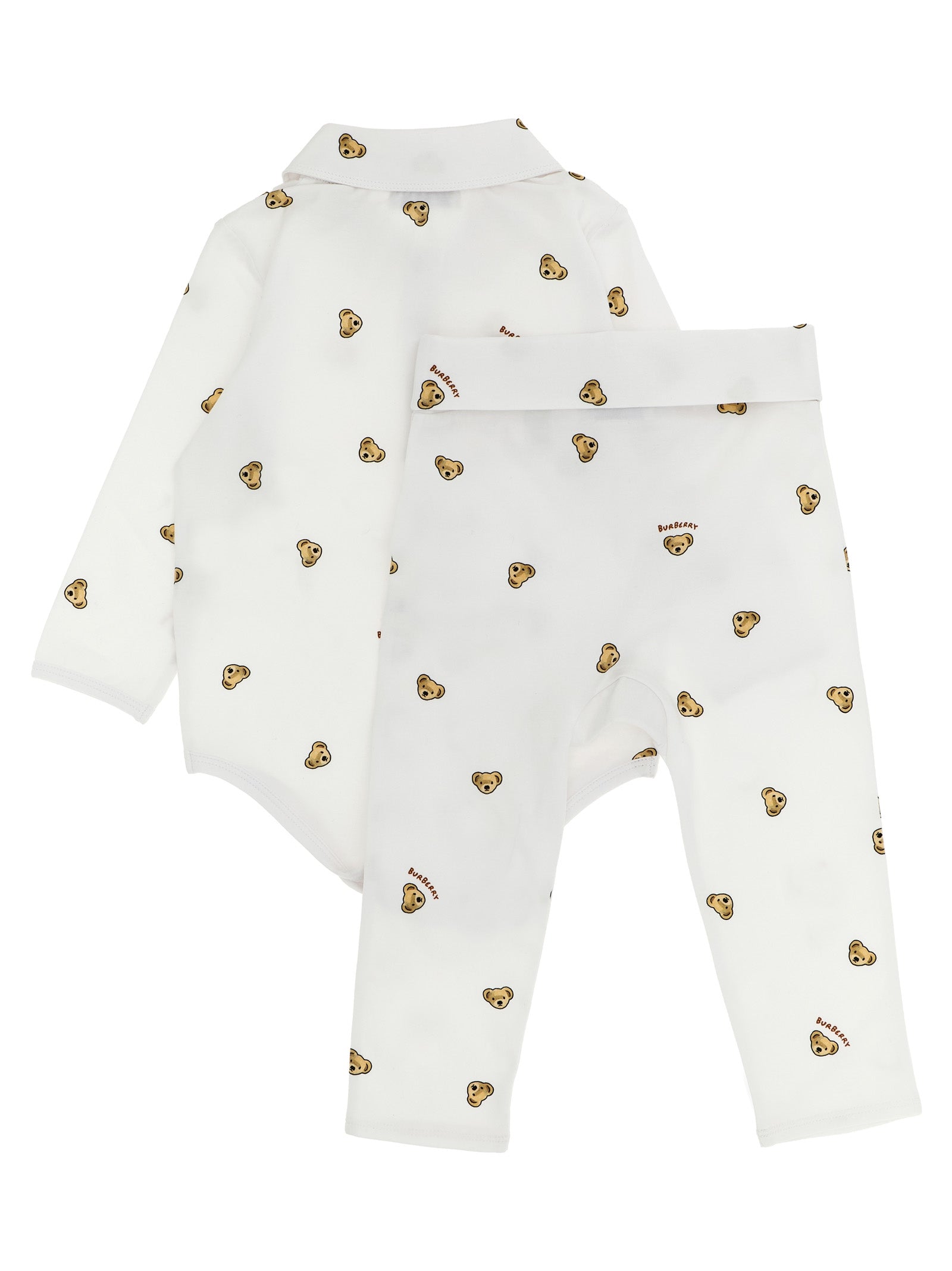 Orsetto Thomas baby set White Cotton Dress