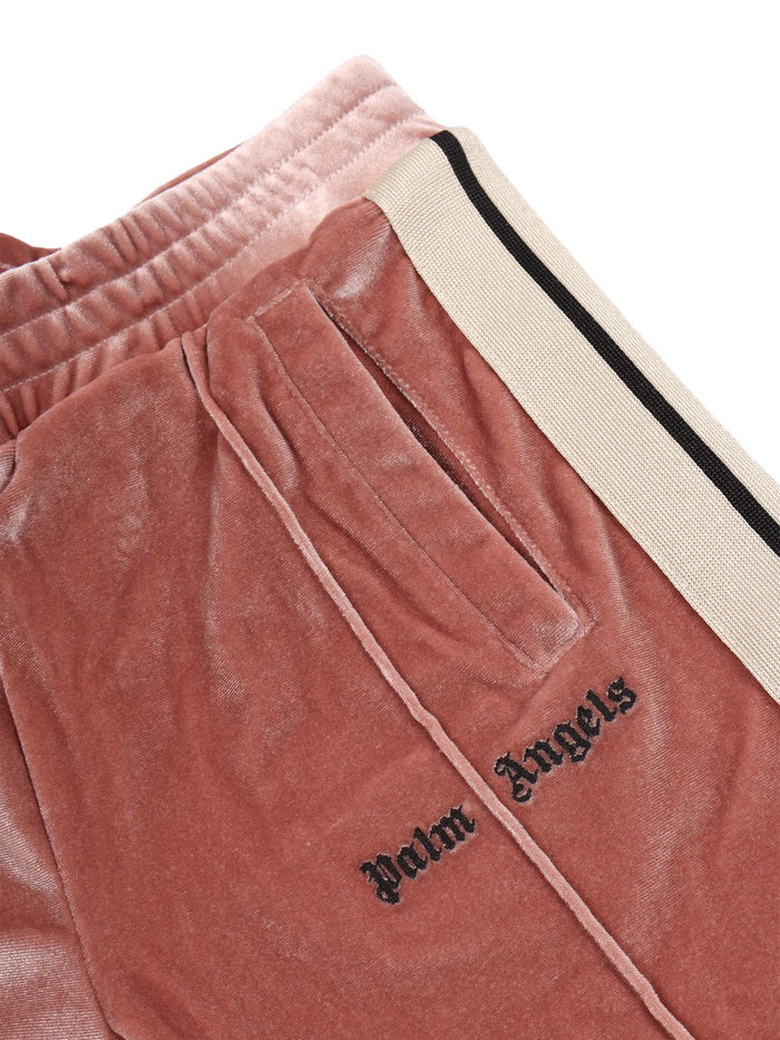 Pa Chenille Track Flare Pant Antique Ros Pink Trackpants