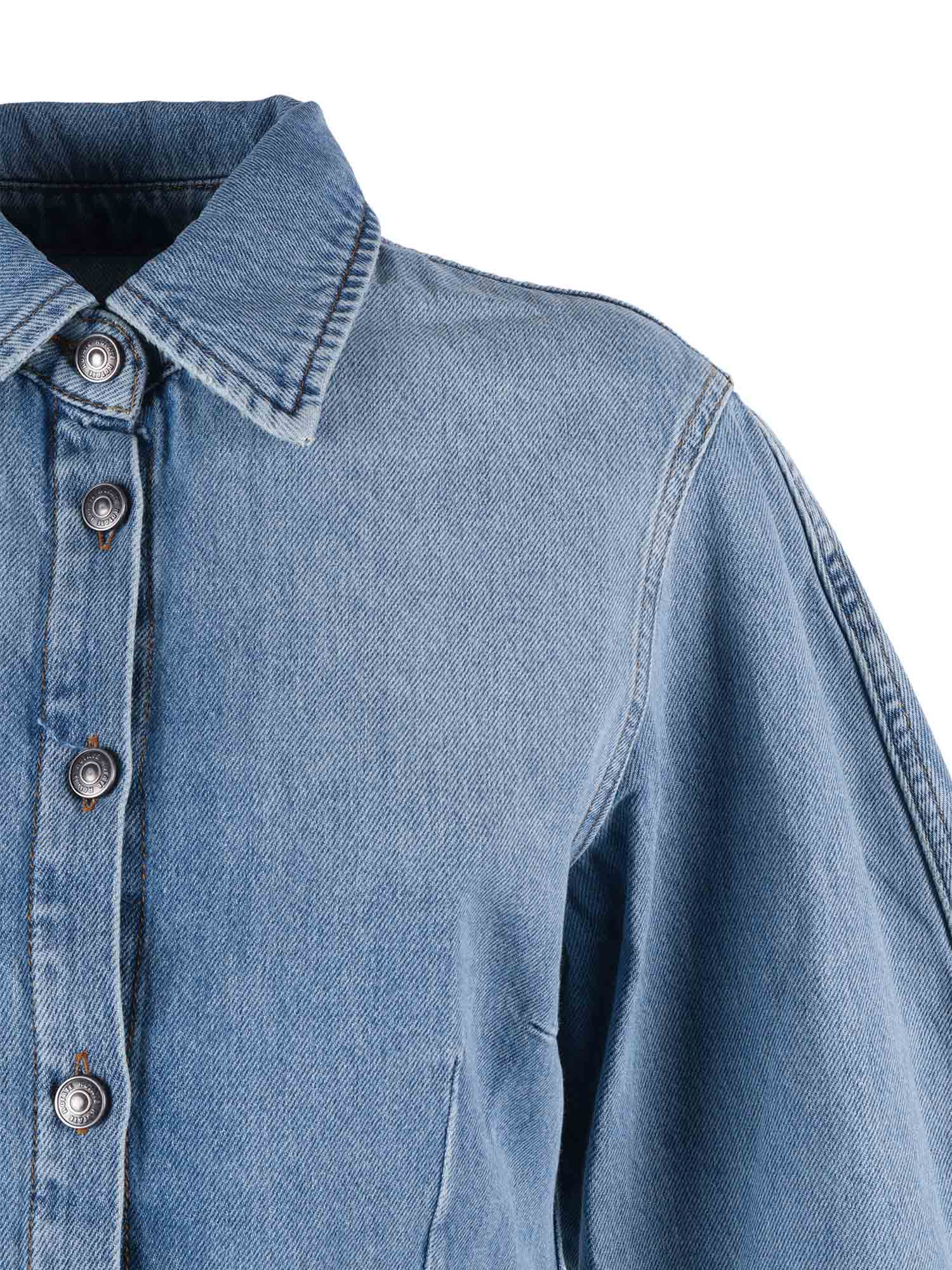 Vinetta Denim Shirt Blue Cotton (organic) Long Sleeves T-shirt