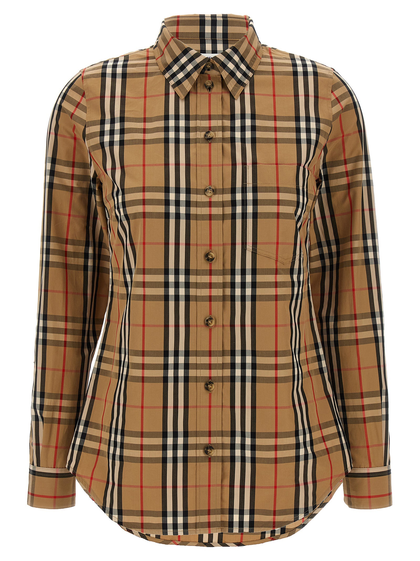 Lapwing shirt Beige Cotton Shirt, Blouse