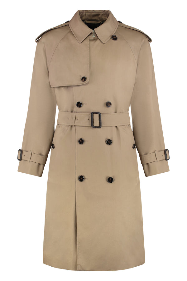 Burberry Chestwood Trench Coat Brown Cotton Raincoats