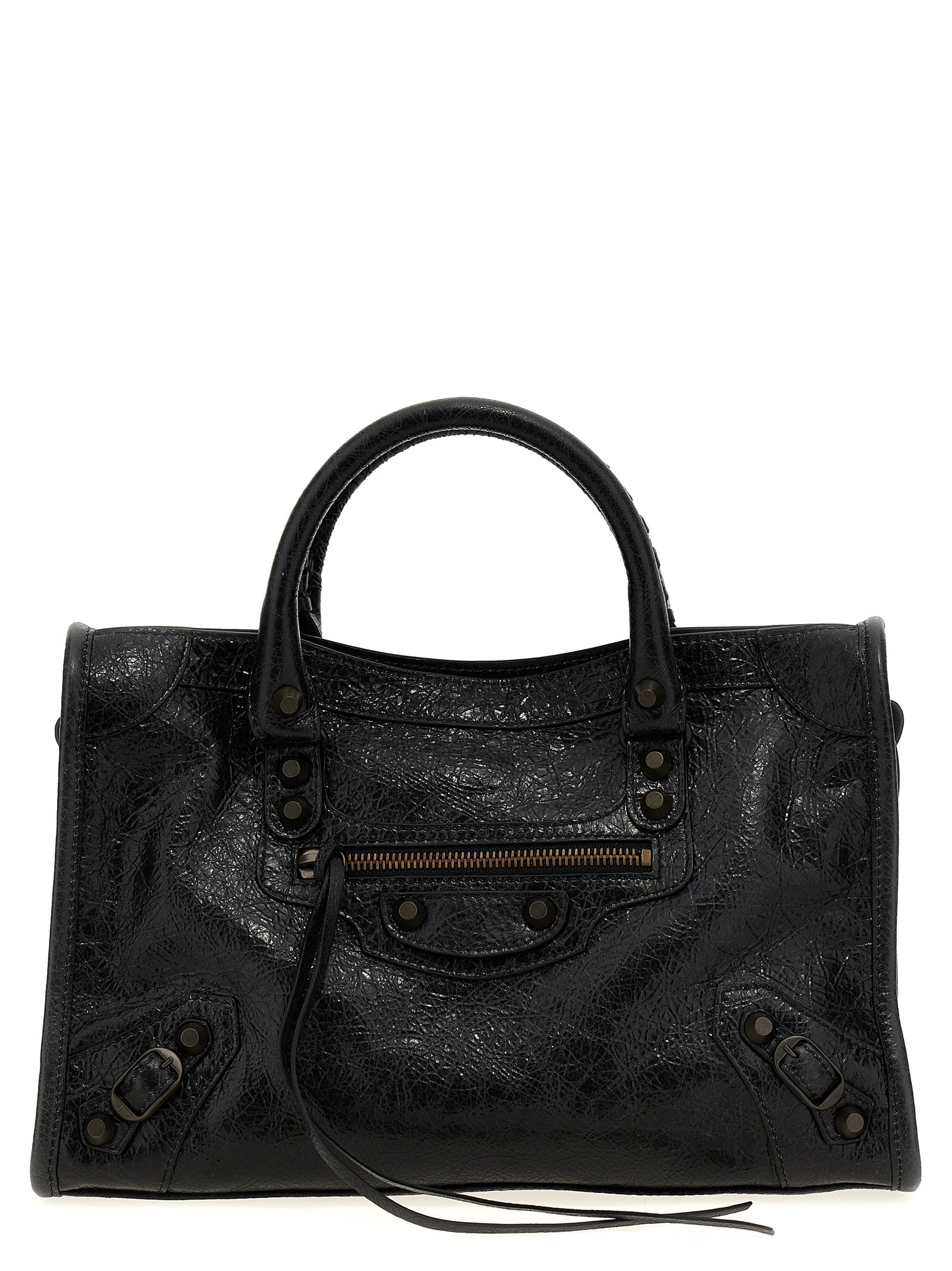 Le City Bag S Handbag Black Lamb Leather (ovis Aries) Hand