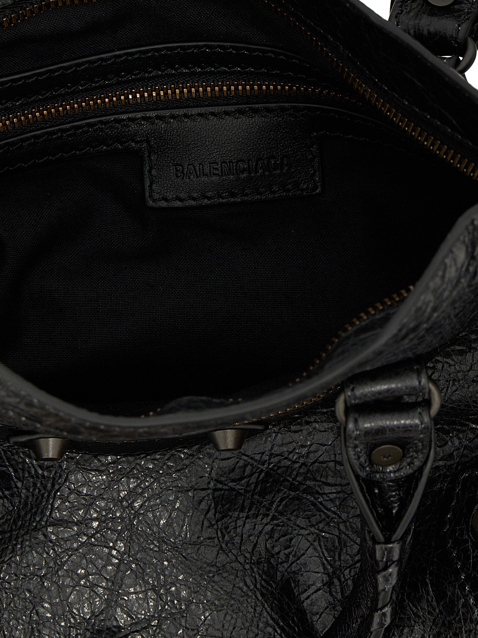 Le City Bag S Handbag Black Lamb Leather (ovis Aries) Hand