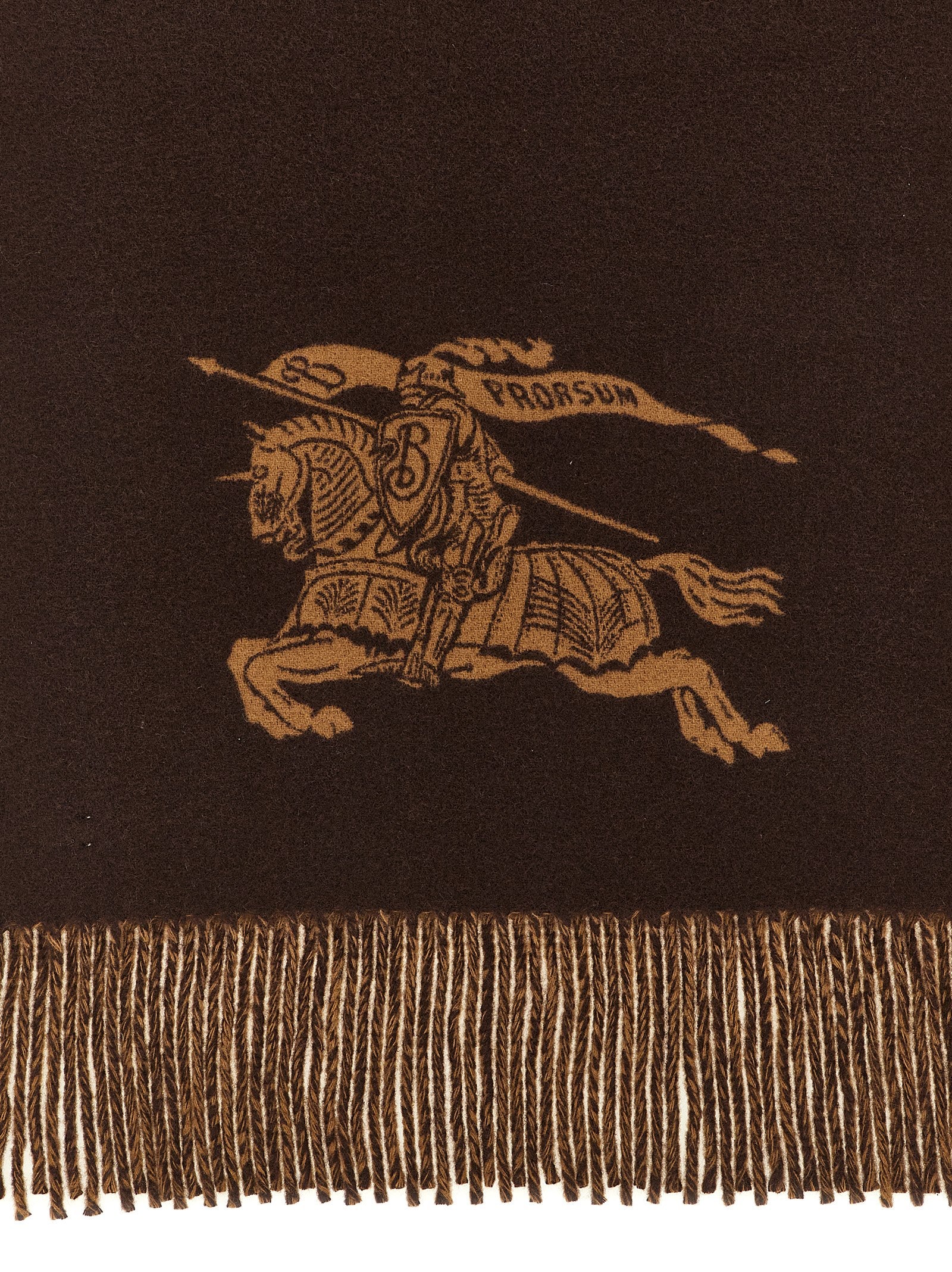 Knight reversible scarf Multicolor Cashmere Scarves, Foulards