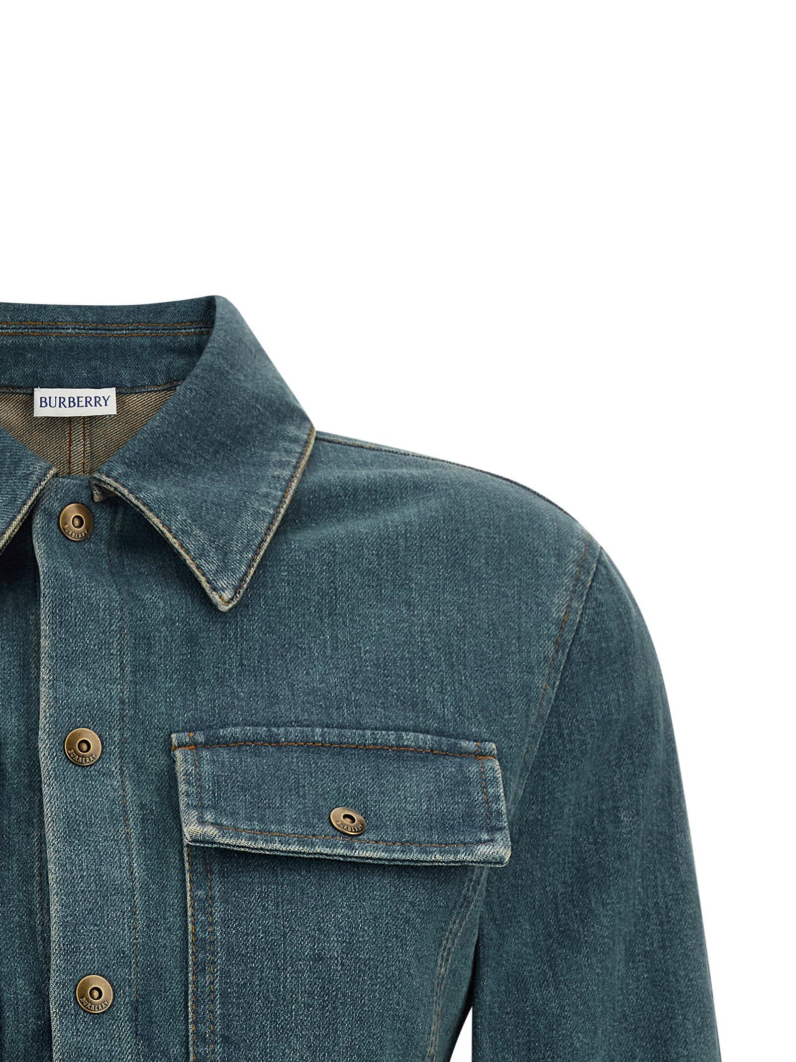 Dakota Shirt Blue Cotton Shirt, Blouse