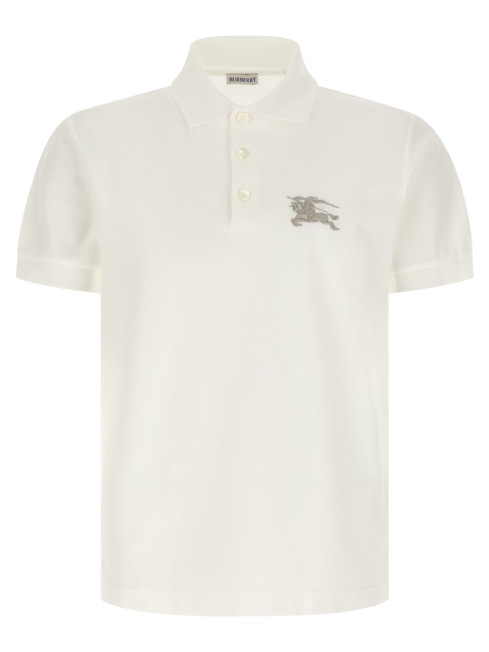 Embroidery polo shirt Beige Cotton
