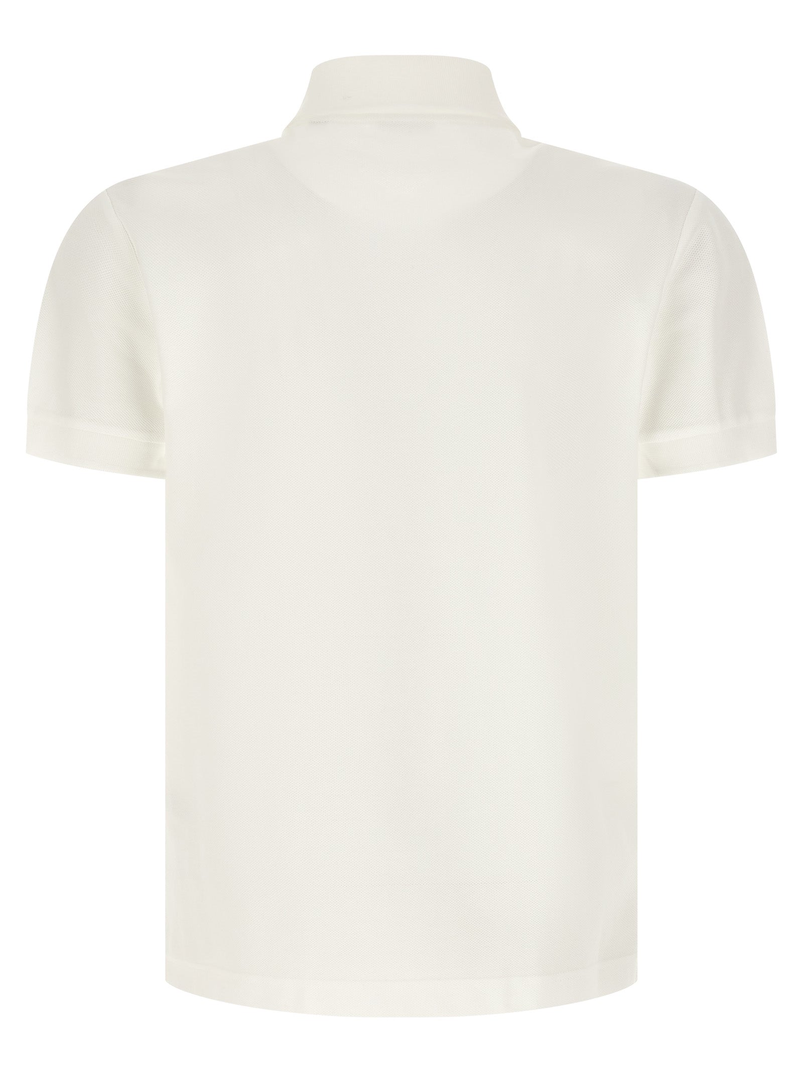 Embroidery polo shirt Beige Cotton