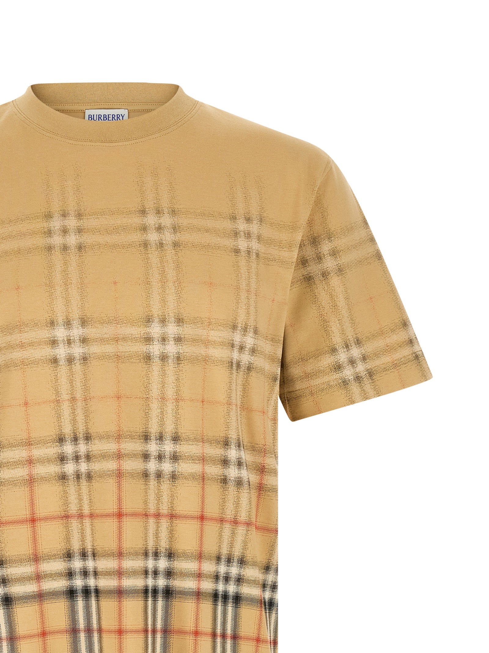 Ryan Deg T-Shirt Beige Cotton