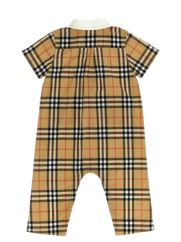 Pagliaccetto Andreas Beige Cotton Playsuits, Body