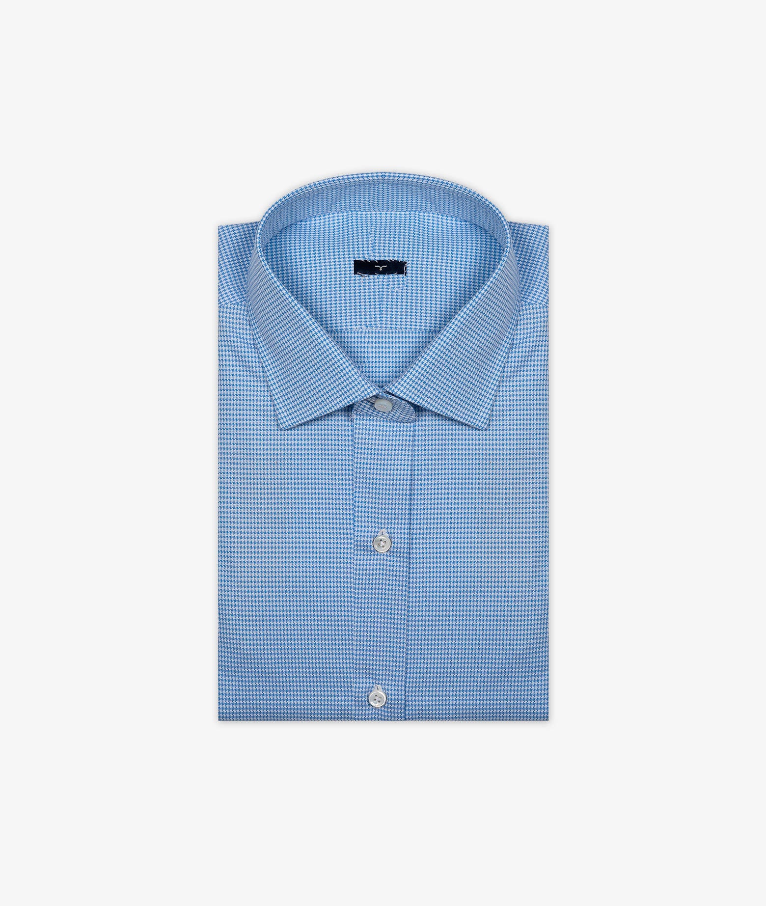 Tailored Cotton Shirt Midtown Skyblue Hand Made