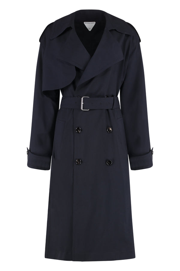 Wool Trench Coat Midnight Blue & Raincoats