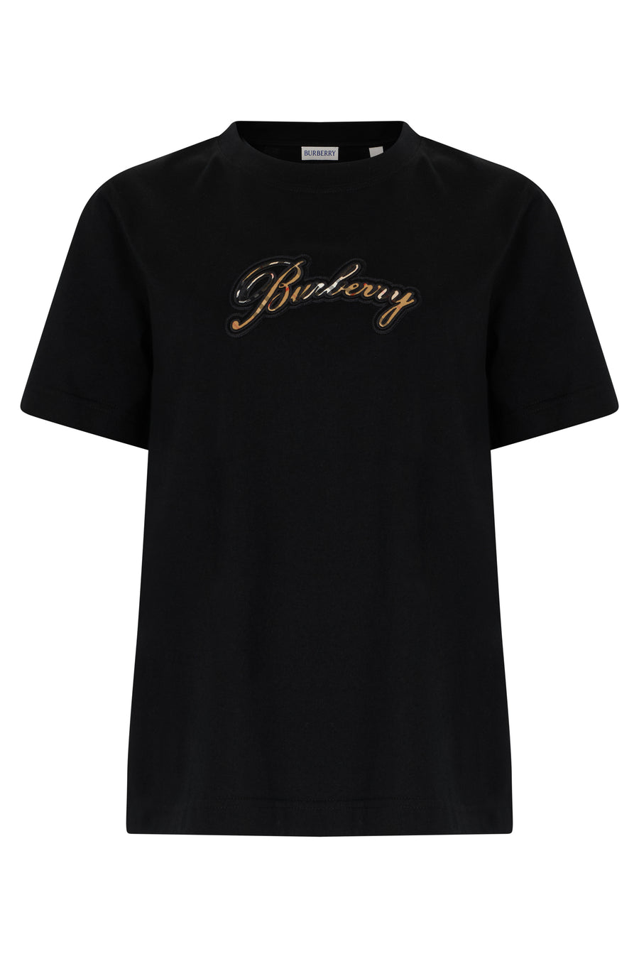 T-Shirt With Logo, Cotton Black T-shirts & Jerseys