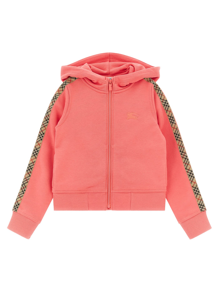 Elin hoodie Pink Cotton Sweatshirt