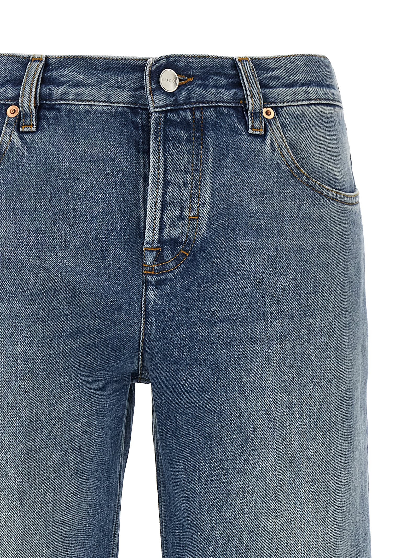Straight leg jeans Light Blue Cotton