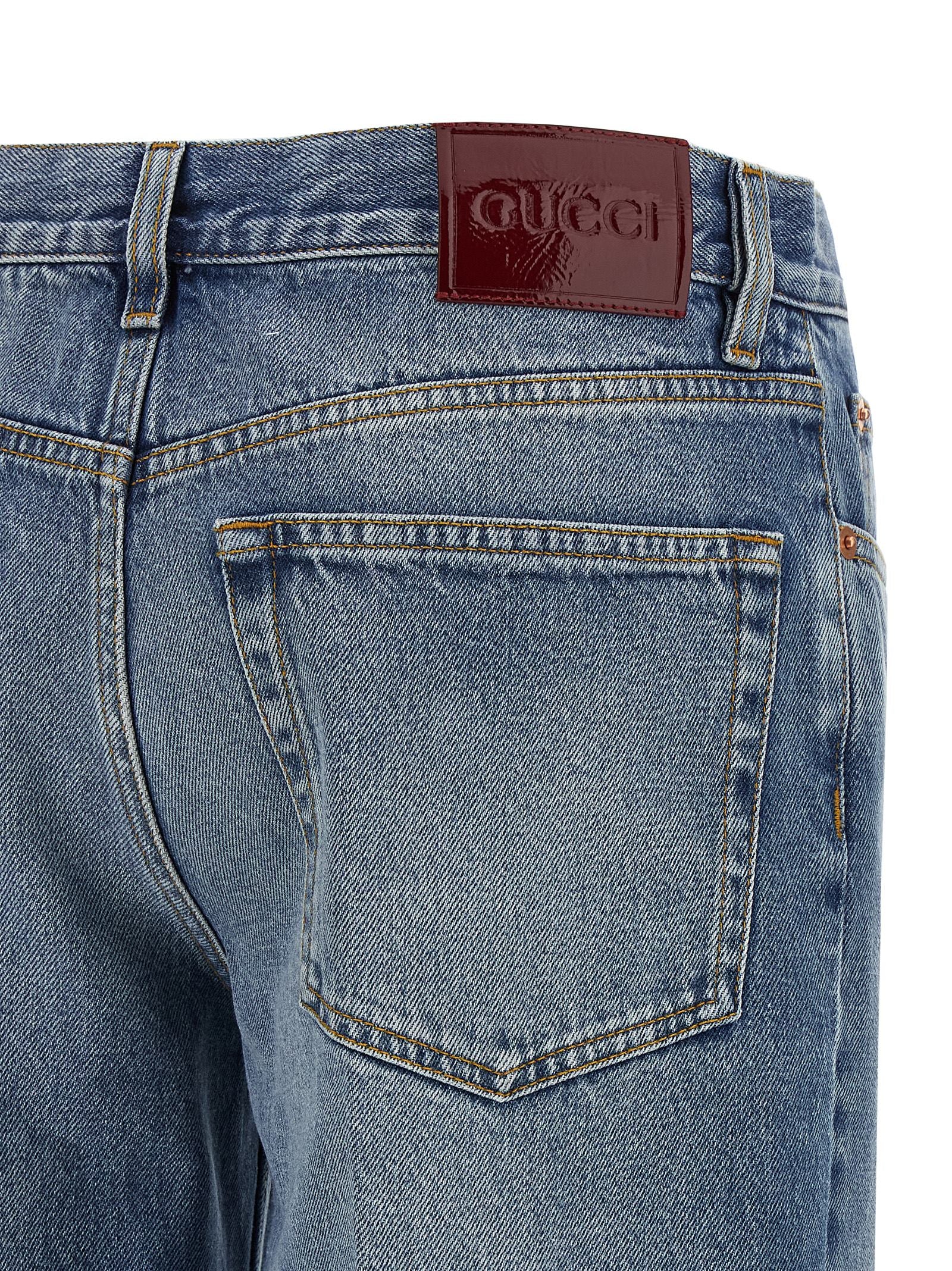 Straight leg jeans Light Blue Cotton