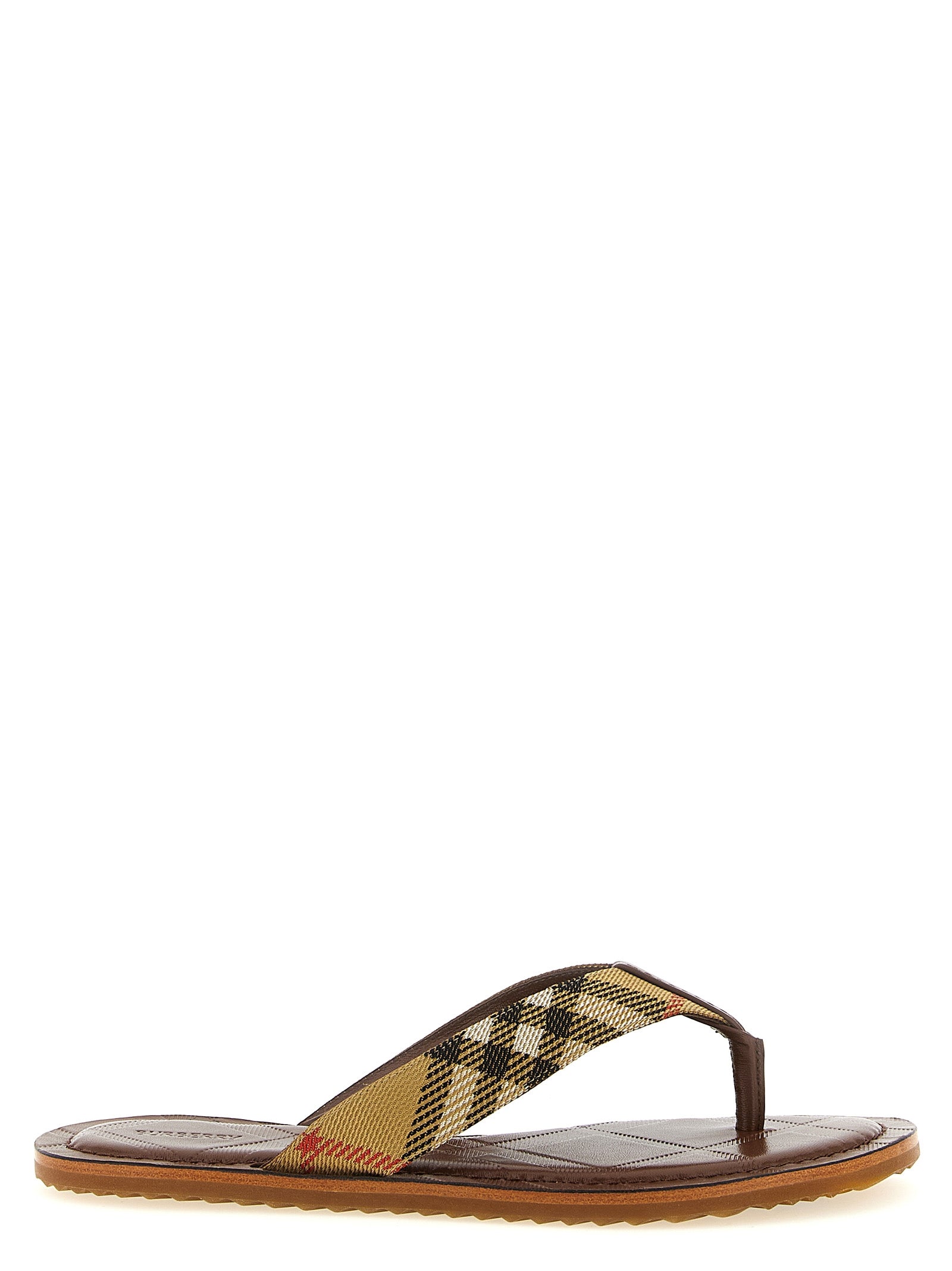Pavillon Slides Beige Polyamide Sandal