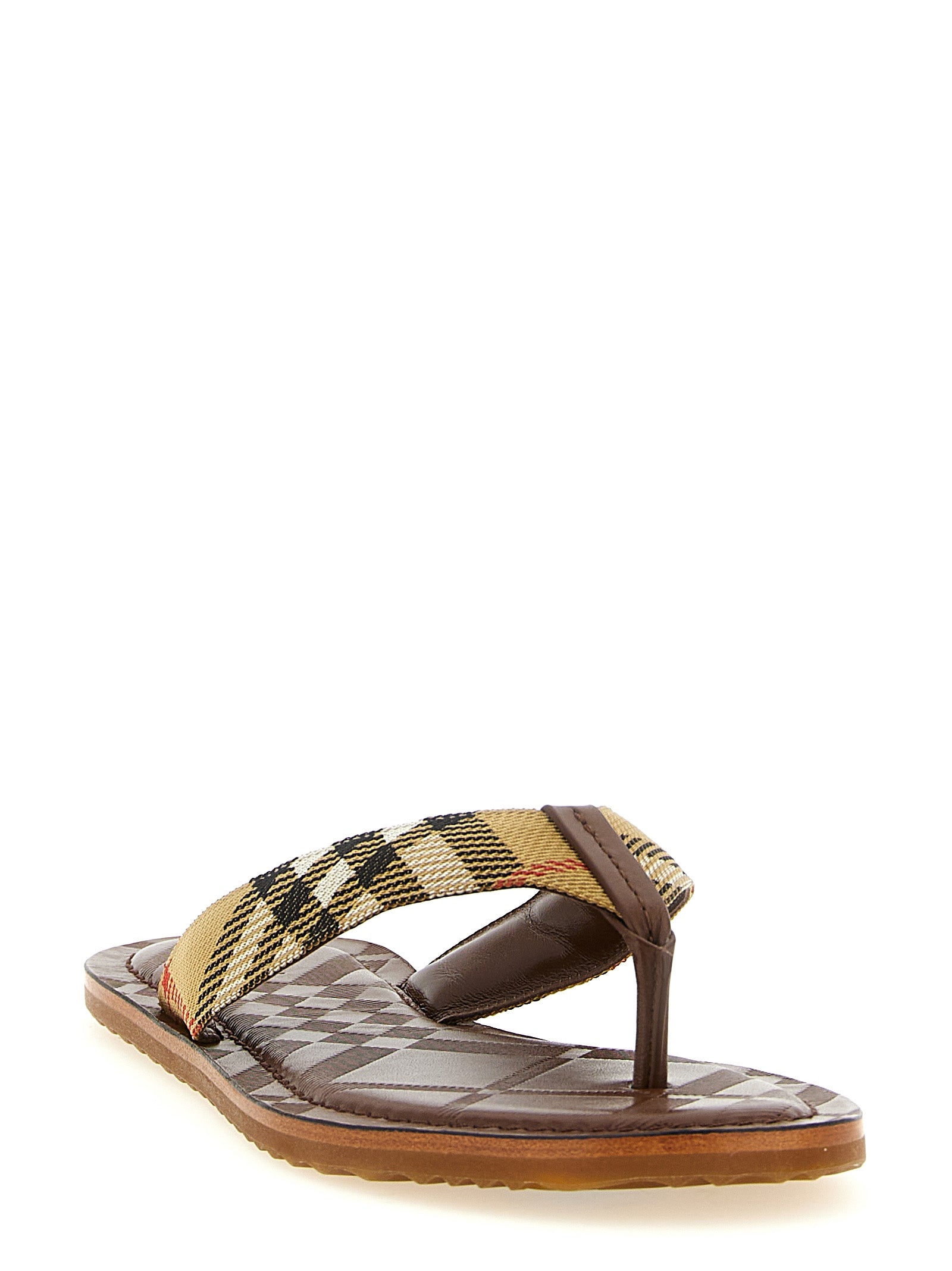 Pavillon Slides Beige Polyamide Sandal