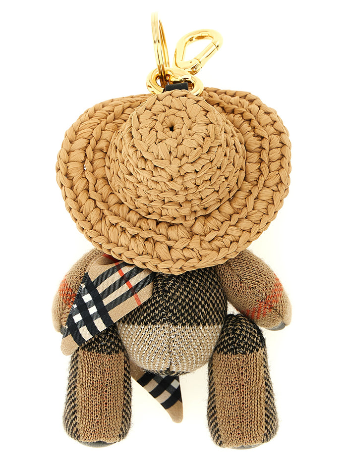 Orsetto Thomas keyring Beige Wool