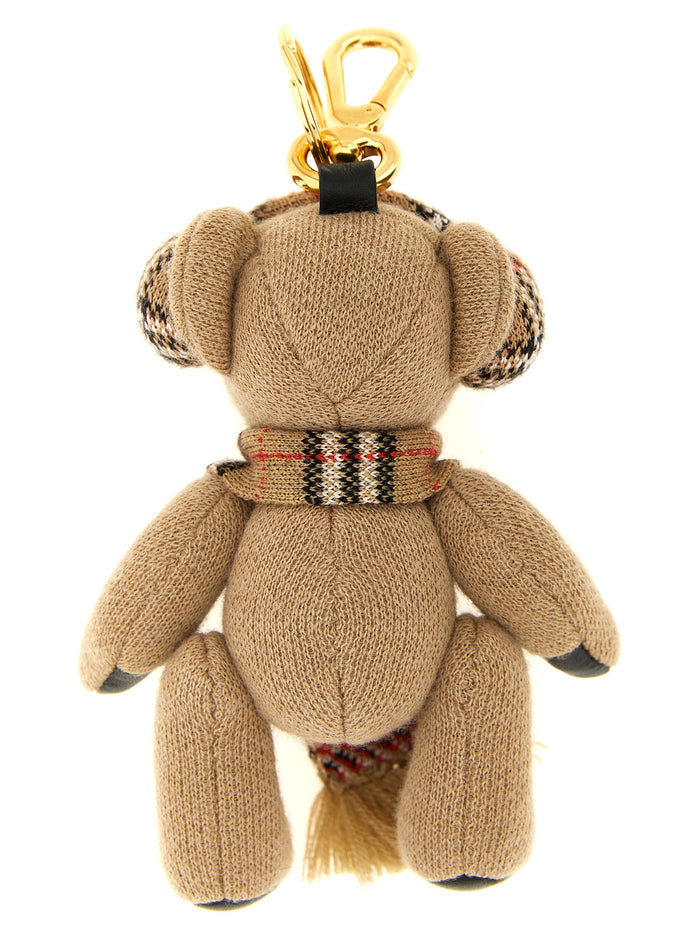 Orsetto Thomas keyring Beige Wool