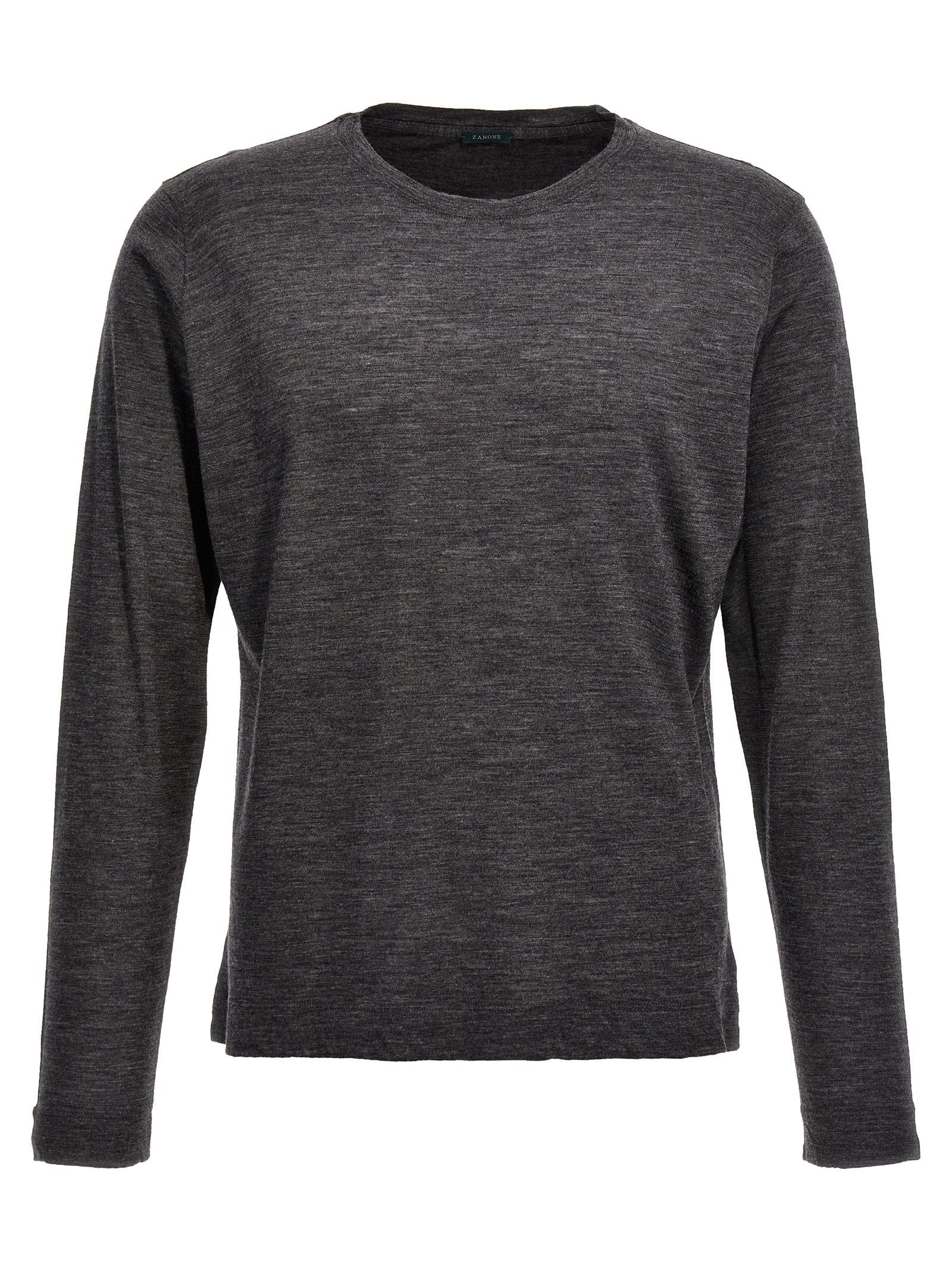 Wool sweater Gray Virgin Sweater, Cardigans