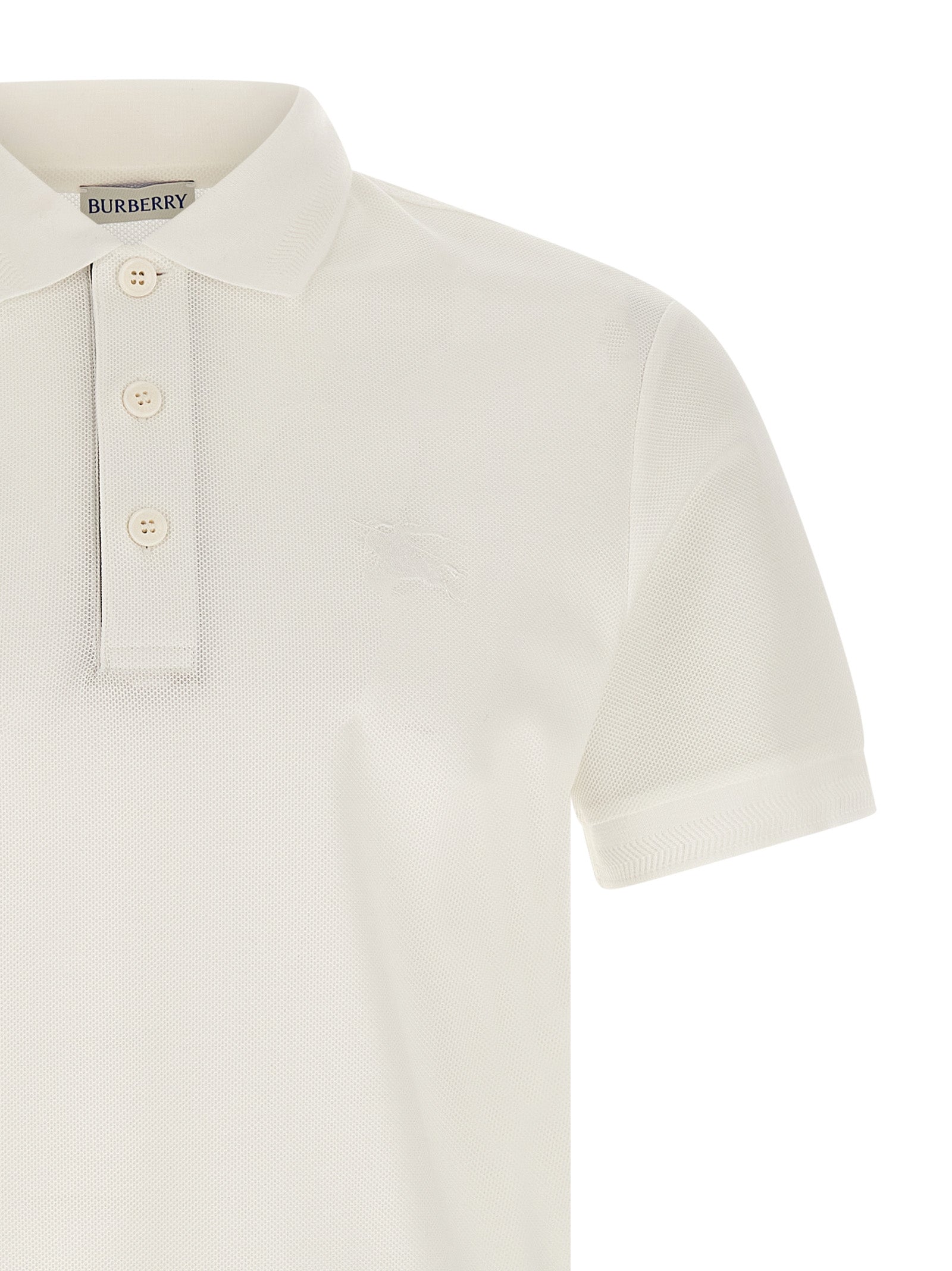 Eddie Polo Shirt White Cotton