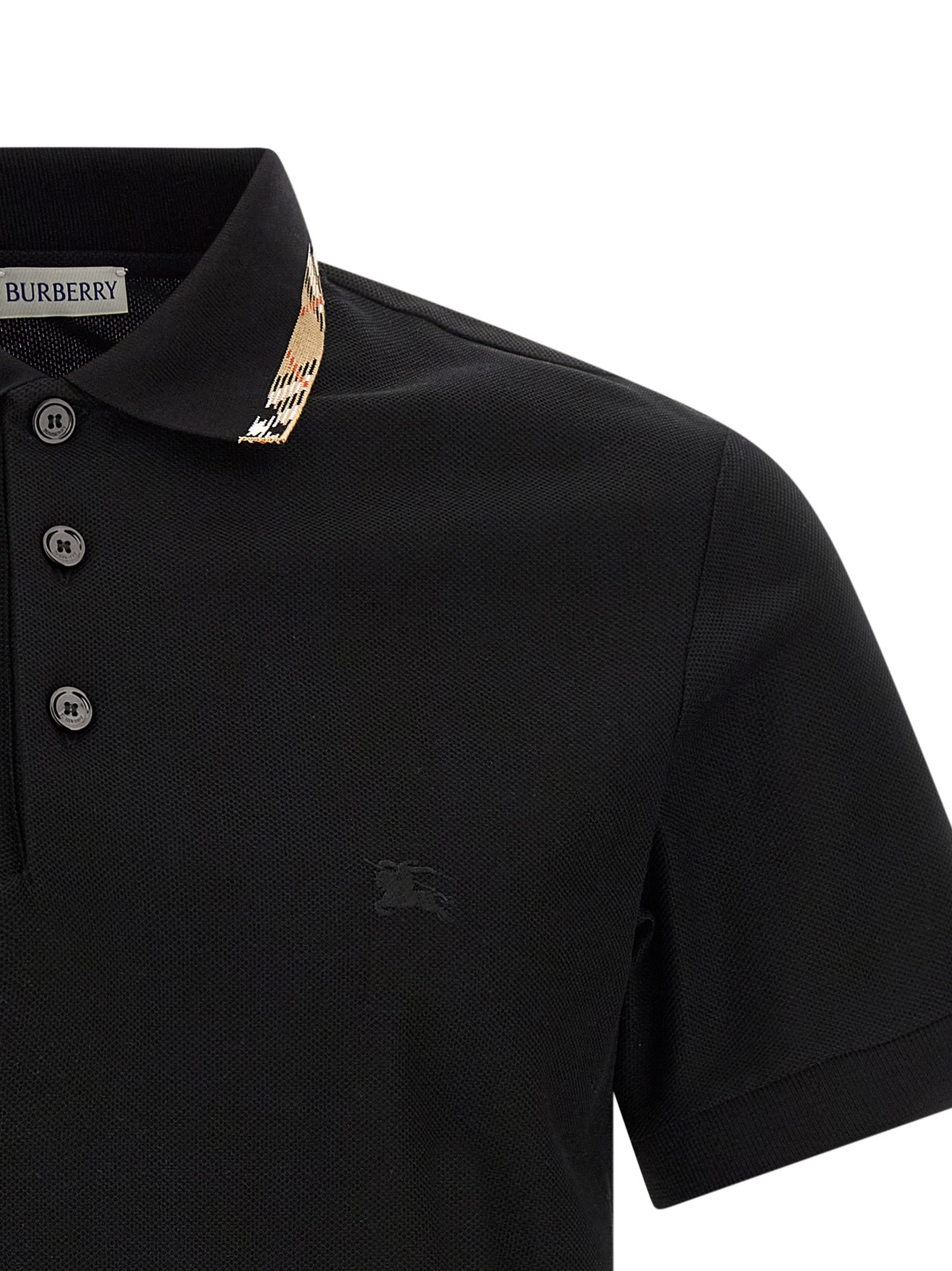 Eddie Polo Shirt Black Cotton