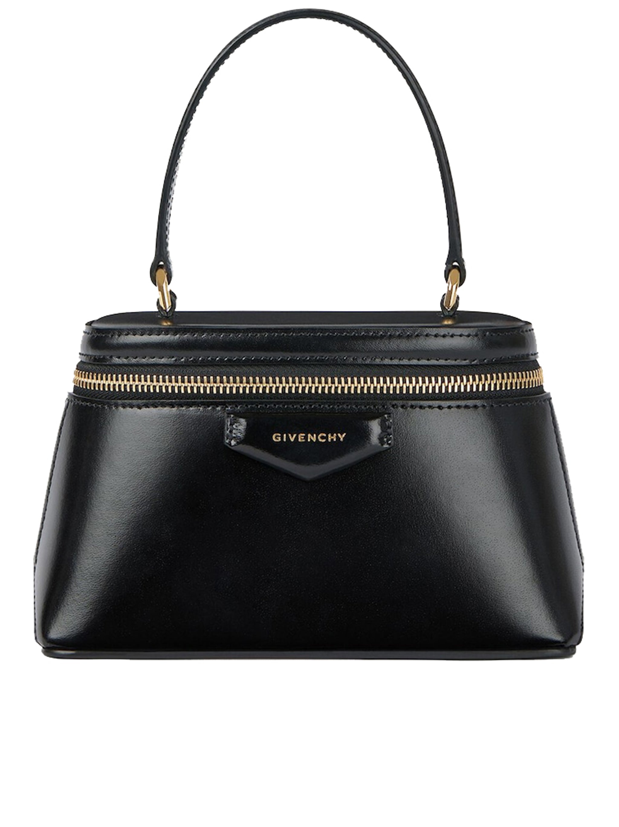 Antigona Vanity W-chain Black Calf Leather | Borsa