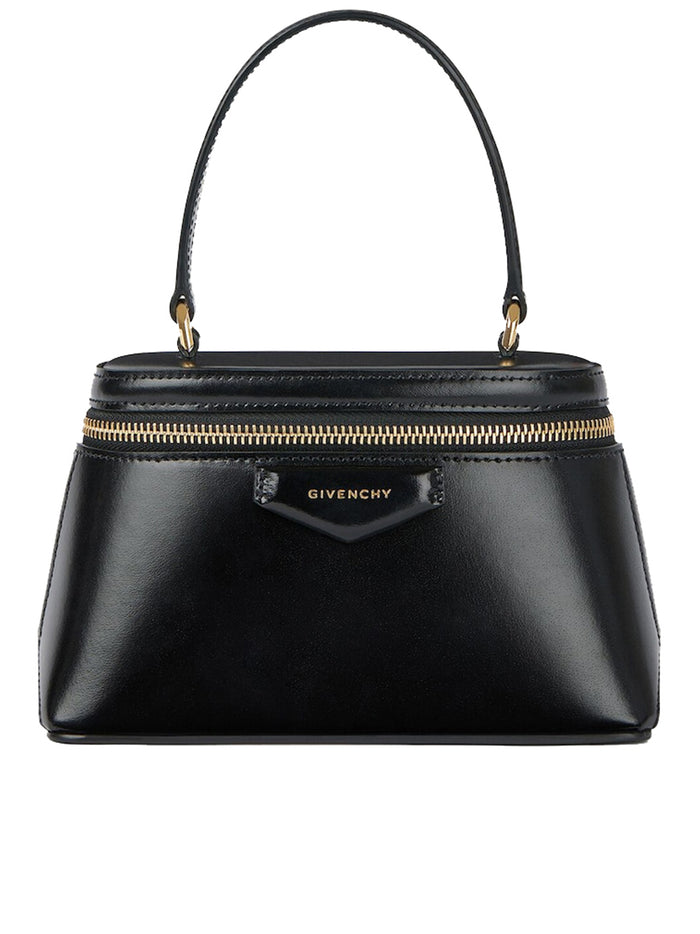 Antigona Vanity W-chain Black Calf Leather | Borsa