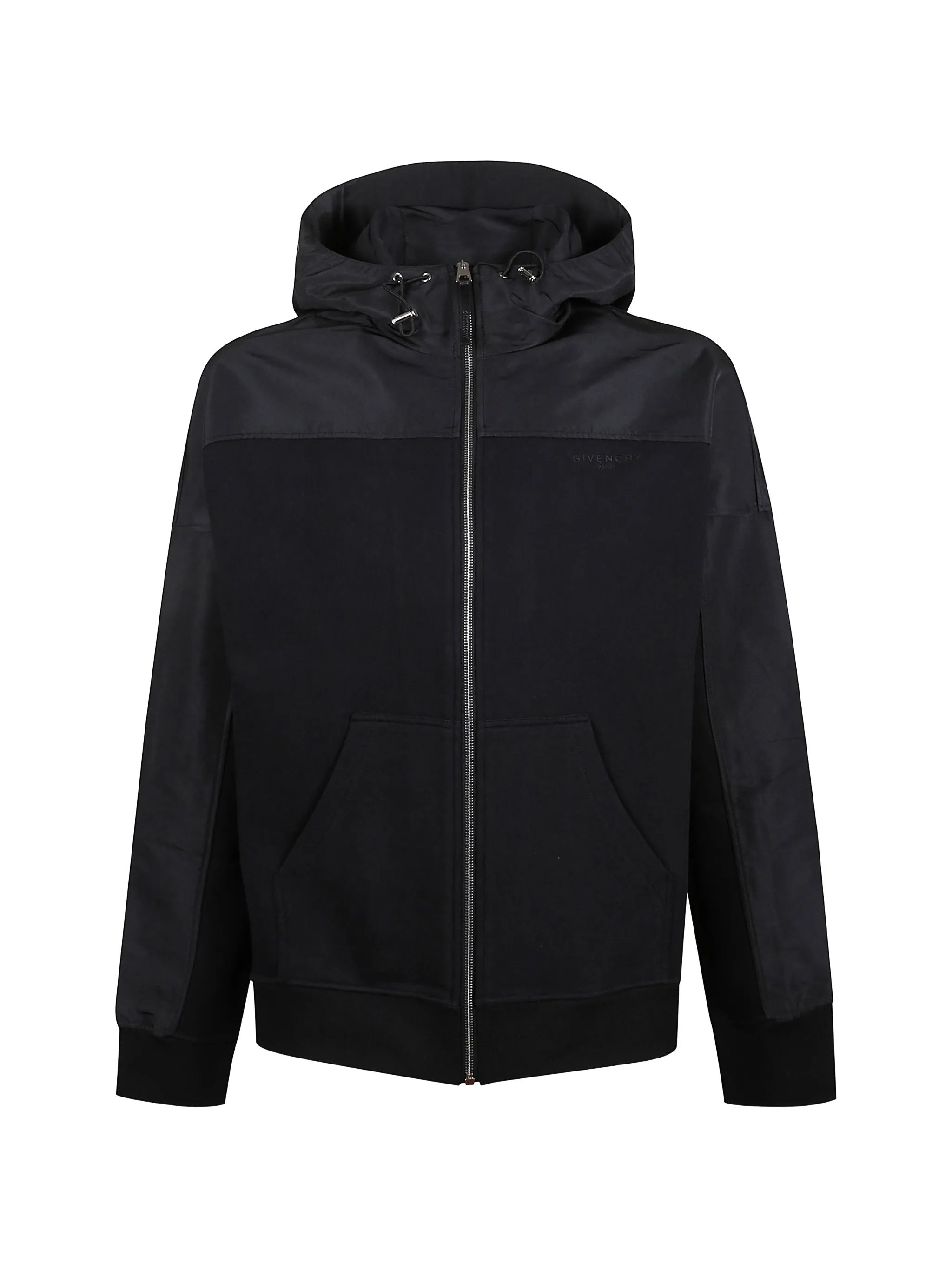 Windbreaker Hoodie Black Felpa