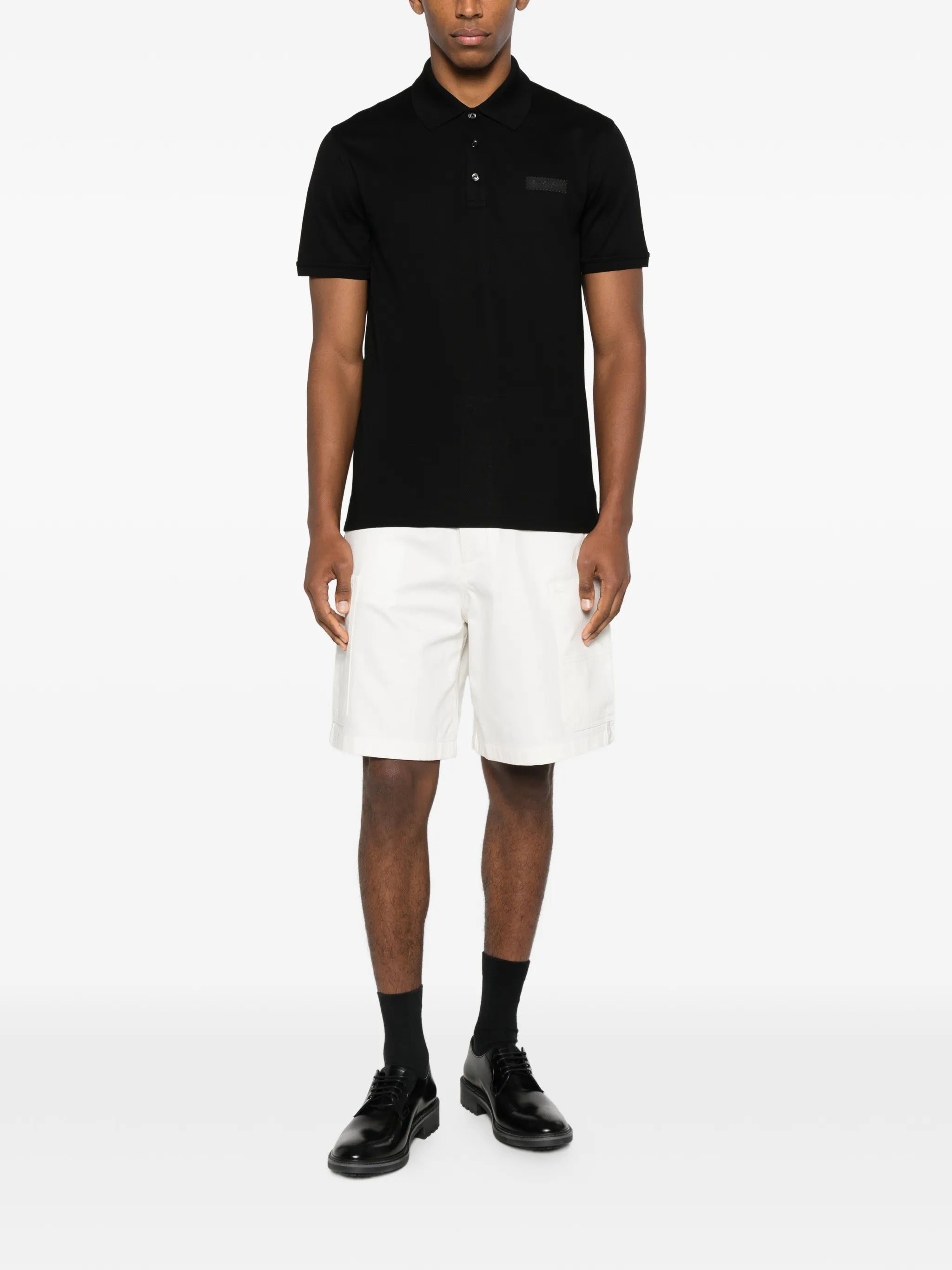 Short Sleeve Polo Regular Fit Black