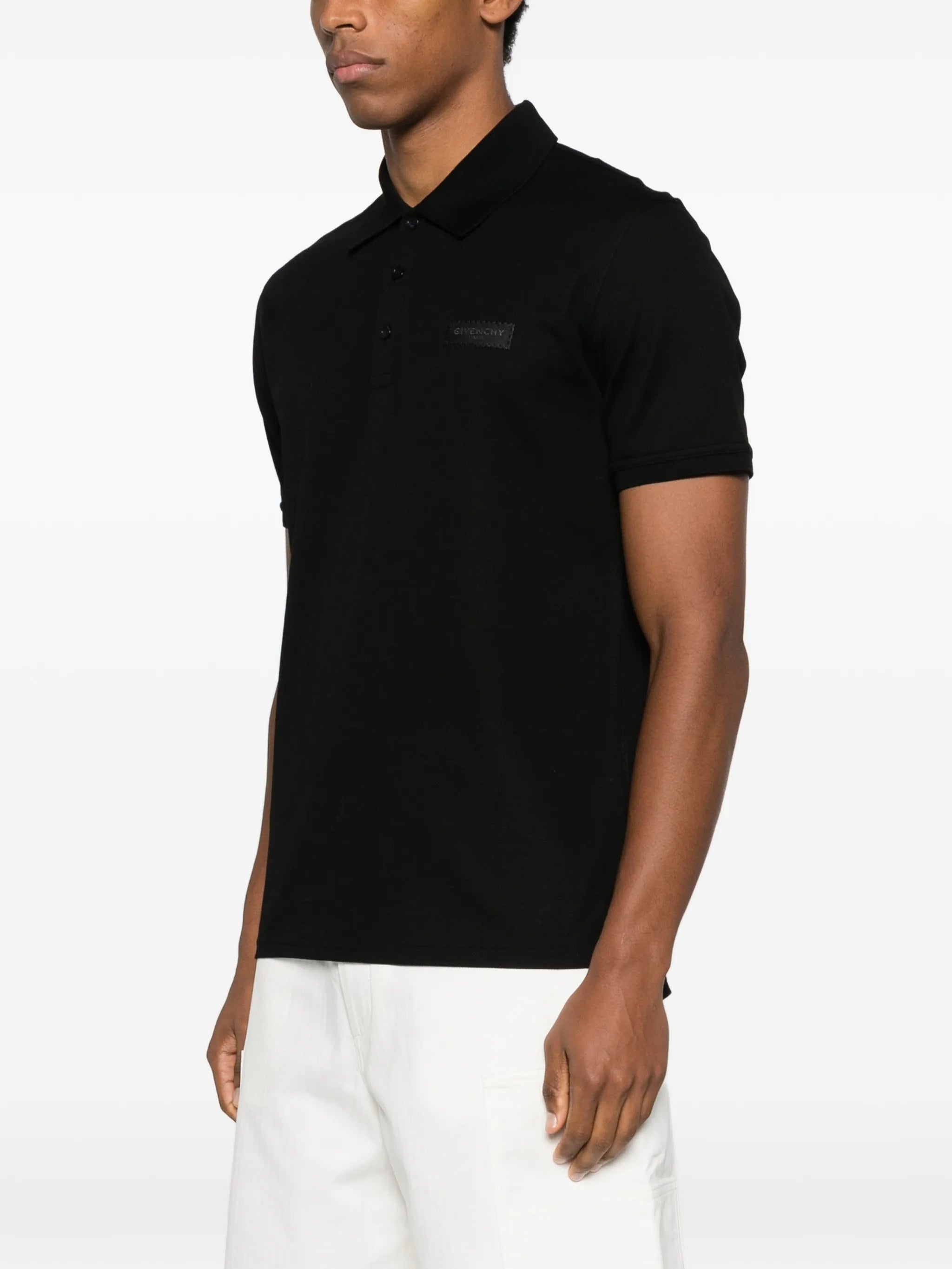 Short Sleeve Polo Regular Fit Black