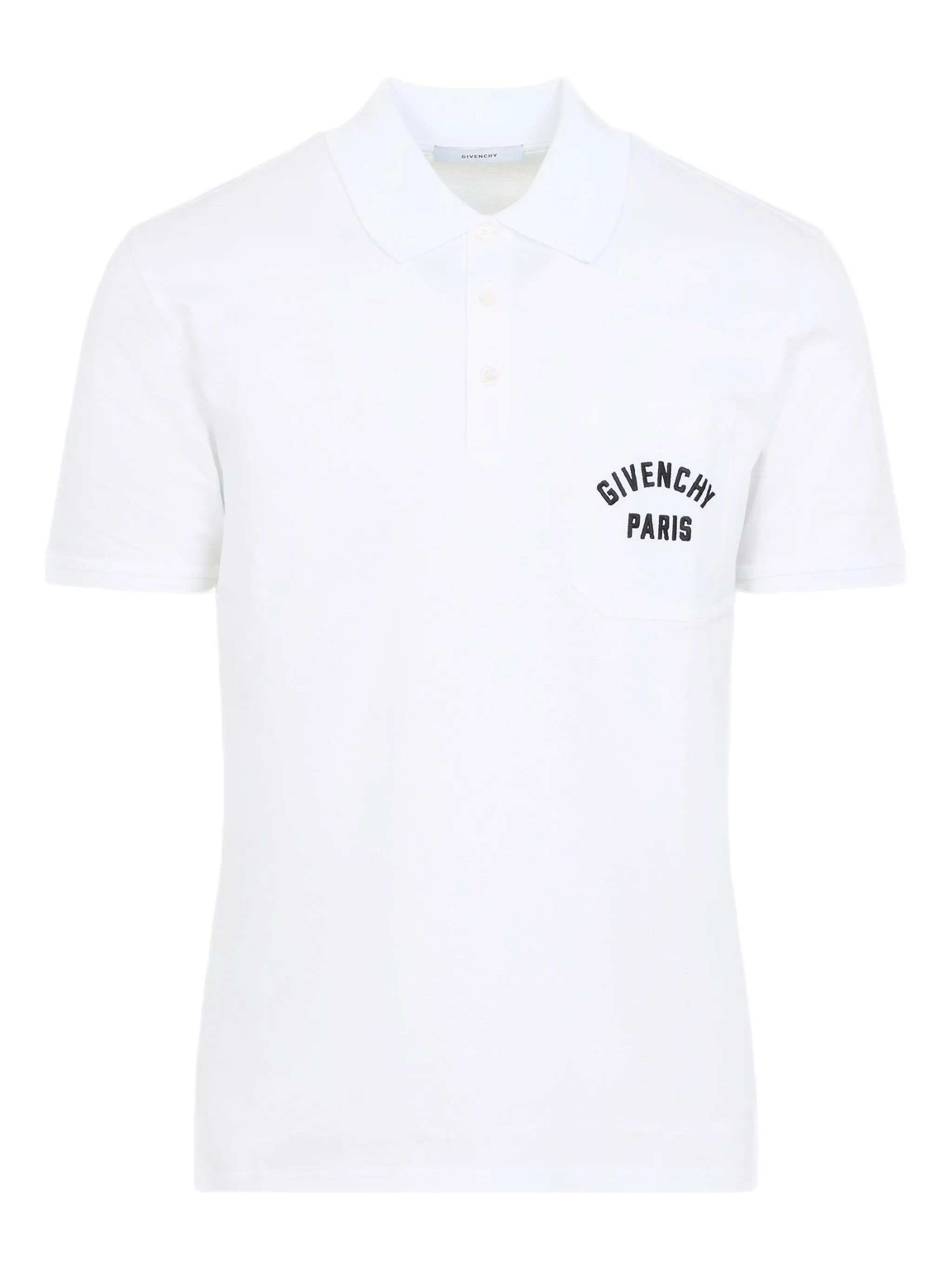 Front Pocket Polo White